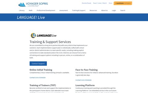 LANGUAGE! Live - Training & Support | Voyager Sopris ...