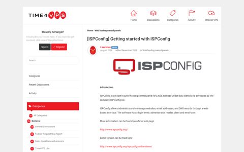 [ISPConfig] Getting started with ISPConfig
