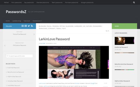 LarkinLove Password – PasswordsZ