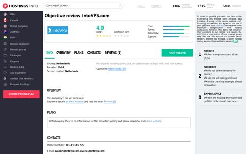 2020's IntoVPS.com Expert Review, test results and plans ...