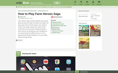 4 Ways to Play Farm Heroes Saga - wikiHow