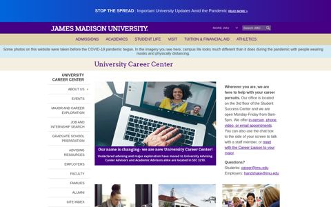University Career Center - James Madison University
