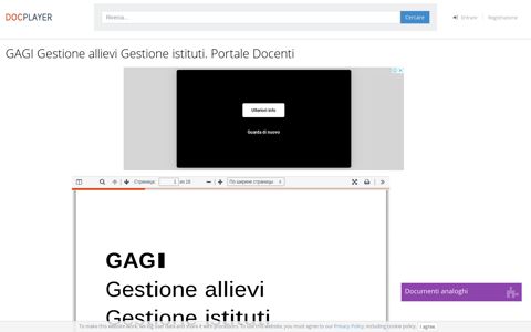 GAGI Gestione allievi Gestione istituti. Portale Docenti - PDF ...