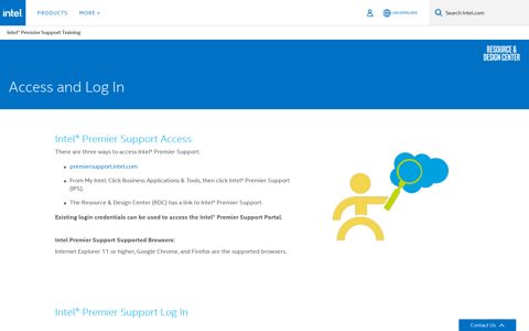Intel® Premier Support: Access and Login