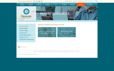 Genesis Healthcare Patient Portal