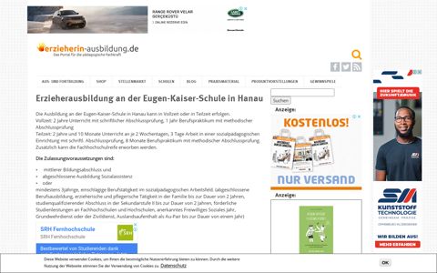 Erzieherausbildung an der Eugen-Kaiser-Schule in Hanau