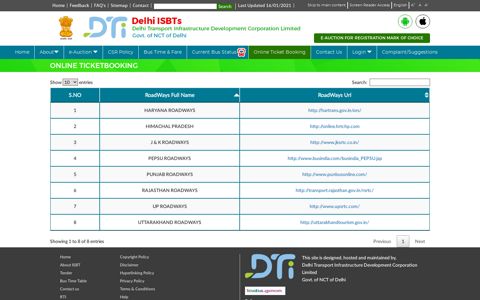 Online Ticket Booking - Delhi Transport Infrastructure ...