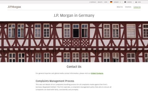 J.P. Morgan Germany | Contact us