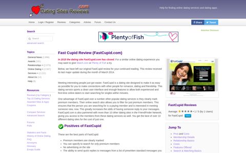 Fast Cupid Review (FastCupid.com) - Dating Sites Reviews