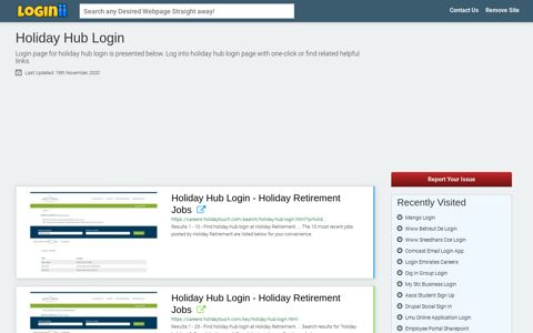 Holiday Hub Login - Loginii.com