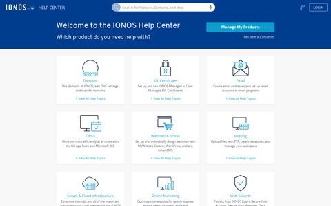 Welcome to the IONOS Help Center - IONOS Help