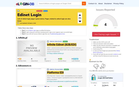 Edinet Login - Find Login Page of Any Site within Seconds!