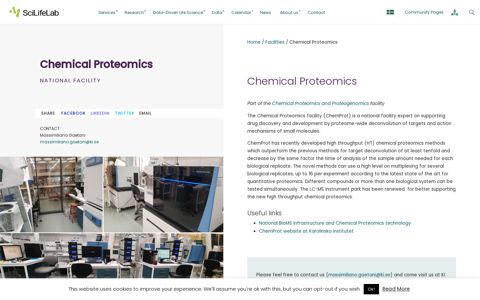 Chemical Proteomics - SciLifeLab