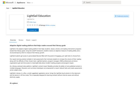 LightSail Education - Microsoft AppSource