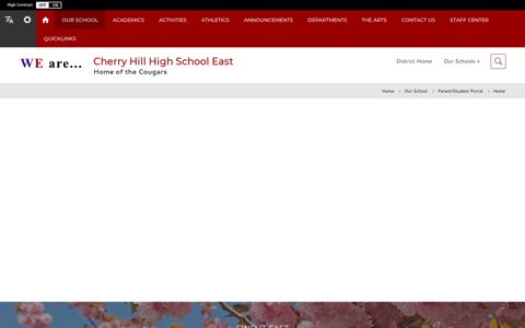 Parent/Student Portal / Home - Cherry Hill Public Schools