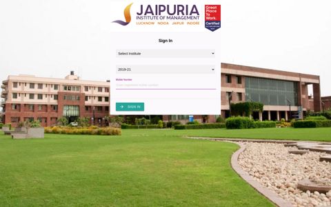 Student Login - Jaipuria Institute of Management