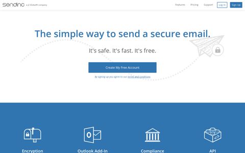 Email Encryption - Free Secure Email Service - Sendinc Email ...