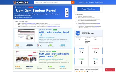 Upm Gsm Student Portal