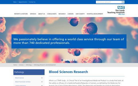 Blood Sciences Research - Leeds Teaching Hospitals NHS ...