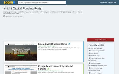 Knight Capital Funding Portal - Loginii.com