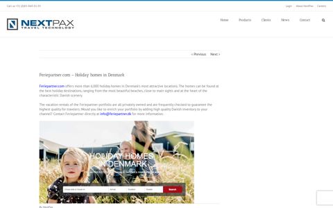 Feriepartner.com - Holiday homes in Denmark - NextPax