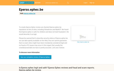 Is Eperso.ephec legit and safe? Eperso Ephec reviews and fraud ...
