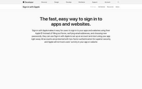 Sign in with Apple - Apple Developer