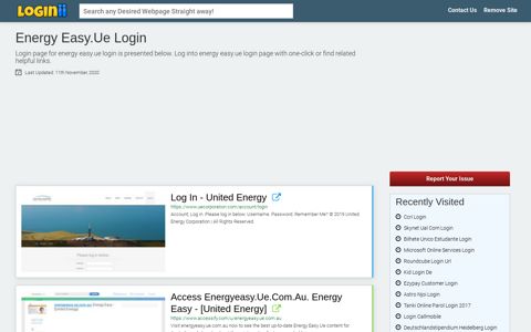 Energy Easy.ue Login - Loginii.com