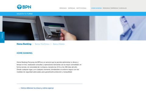 Home Banking - BPN - Nuestro Banco