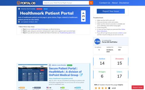 Healthmark Patient Portal