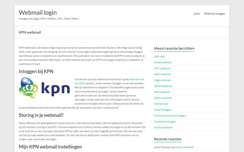 KPN webmail | Webmail login