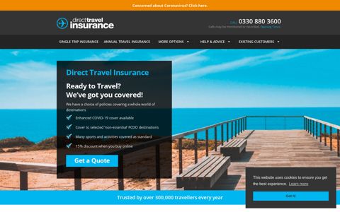 Cheap Travel Insurance & Holiday Insurance | Direct Travel