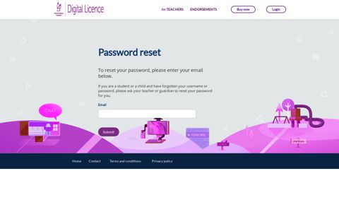 Reset Password - eSmart Digital Licence