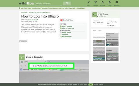 Simple Ways to Log Into Ultipro: 9 Steps (with Pictures ...