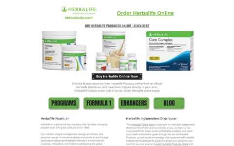 Buy Herbalife Online | Herbalife Shop