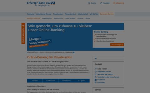 Online-Banking - Erfurter Bank eG