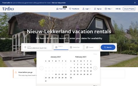 Nieuw-Lekkerland, NL Vacation Rentals: house rentals ...