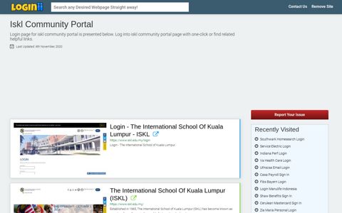 Iskl Community Portal - Loginii.com