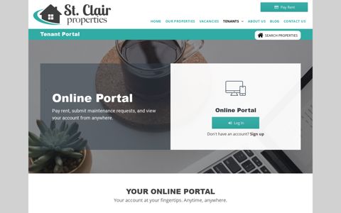 Tenant Portal - St. Clair Properties