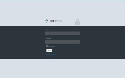 HCL Portal | Login Page