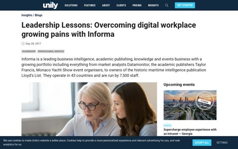 Overcoming Digital Workplace Growing Pains With Informa