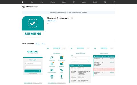 ‎Siemens & Intertrain on the App Store