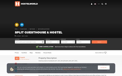 Split Guesthouse & Hostel, Split - 2020 Prices & Reviews ...