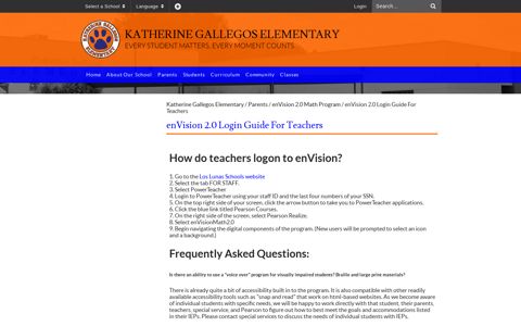 enVision 2.0 Login Guide For Teachers - Katherine Gallegos ...