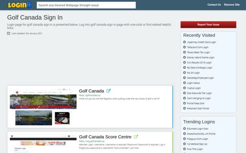 Golf Canada Sign In - Loginii.com