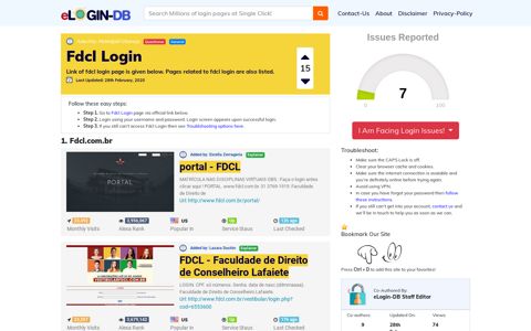 Fdcl Login - A database full of login pages from all over the ...