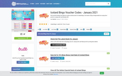 Iceland Bingo Voucher Codes | December 2020 | Verified Codes