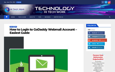 How to Login to GoDaddy Webmail Account – Easiest Guide