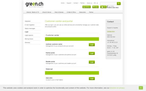 Login - Green.ch