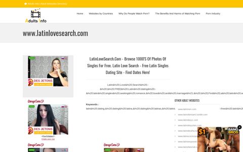latinlovesearch.com - LatinLoveSearch.com - Browse 1000's ...